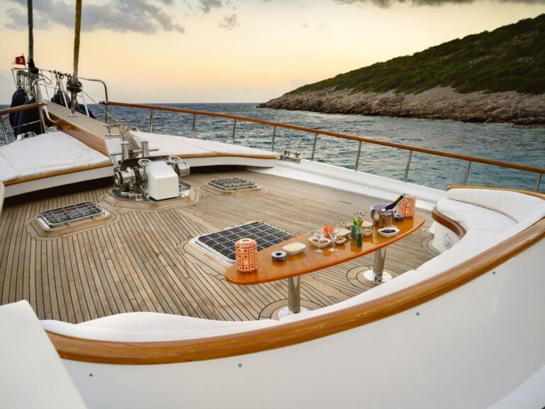 Deck Seating And Sunbathing Area