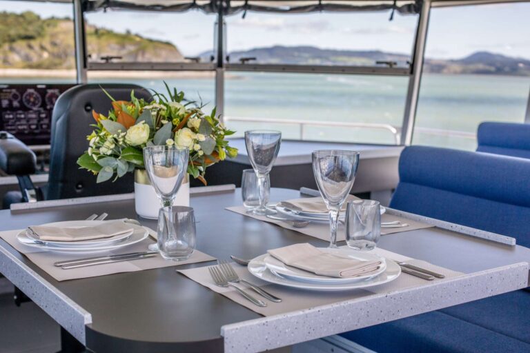 Dining Set Up On Bridge