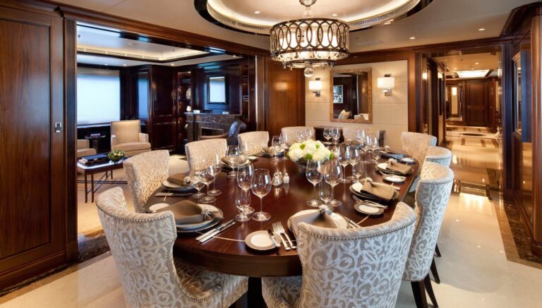Dining Table Set Up For Formal Meal