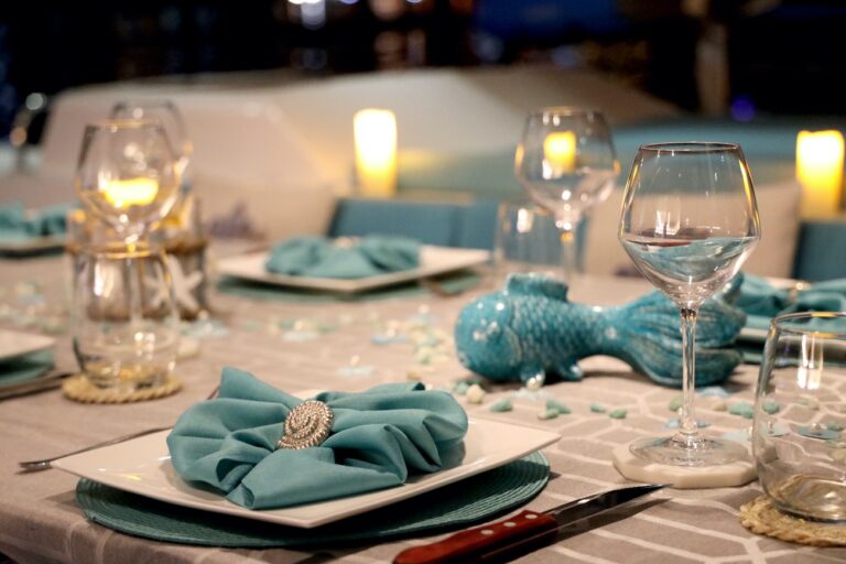 Dinner Table Set Up