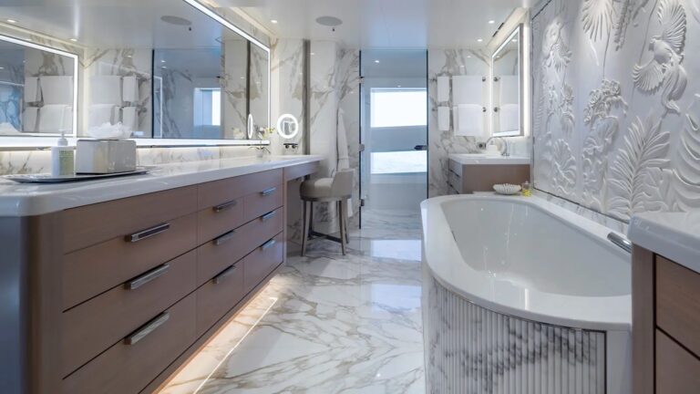 Ensuite Master Bathroom - Photo © Heesen Yachts
