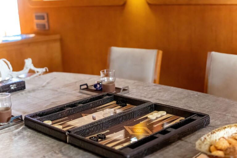 Games Table Set Up