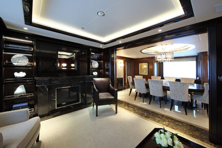 Inviting Saloon With Dining Area