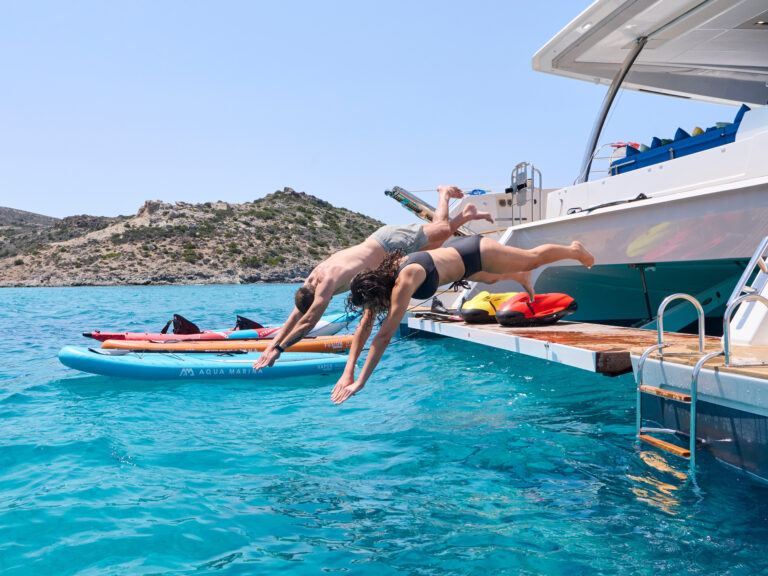 Jumping Off A Yacht