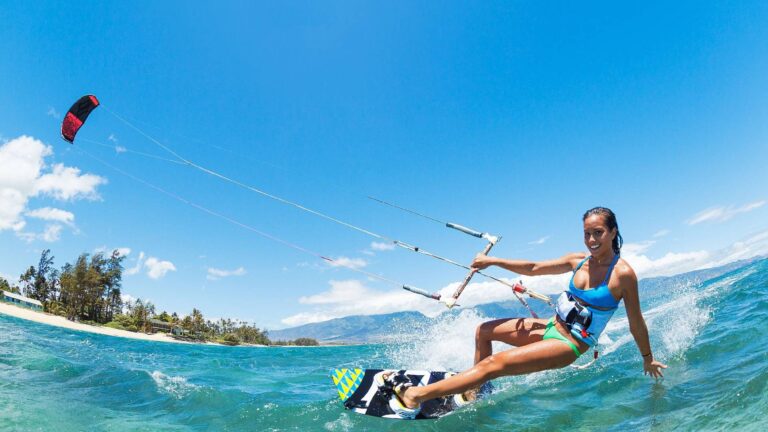 Kitesurfing