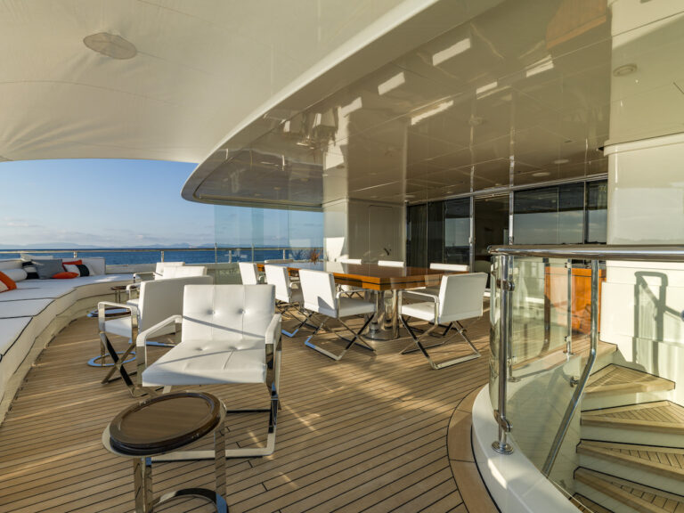 Main Aft Deck Dining Area