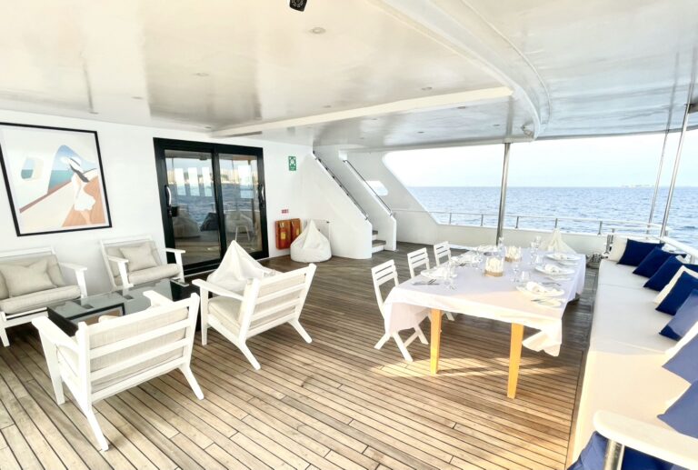 Main Deck Alfresco Dining Set Up