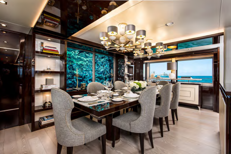 Main Deck Interior Dining Area