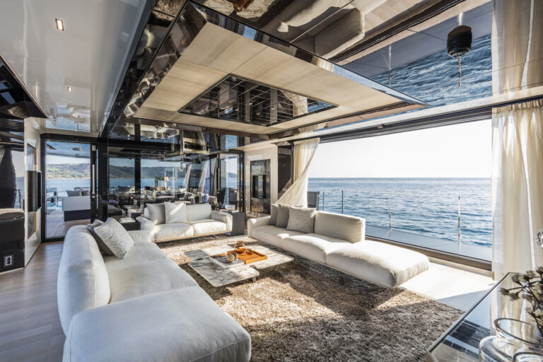 Main Saloon With Huge Windows