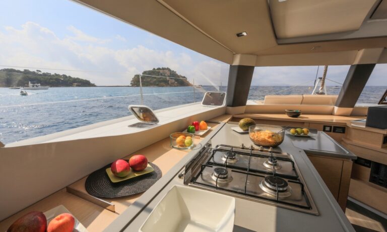 Fountaine Pajot Saba 50 Yacht TIZIANO sistership - Galley