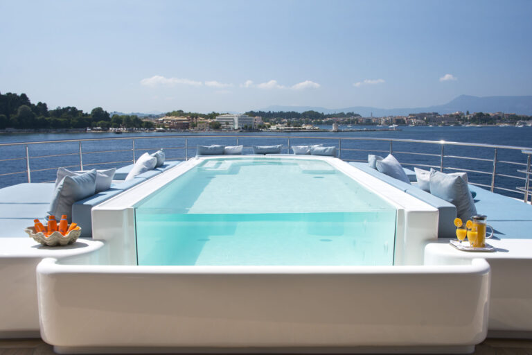 Pool Aboard Mega Yacht