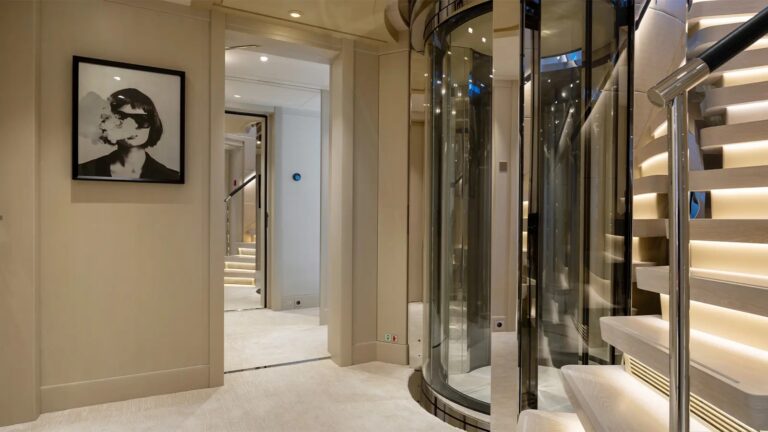 Stairs - Photo © Heesen Yachts