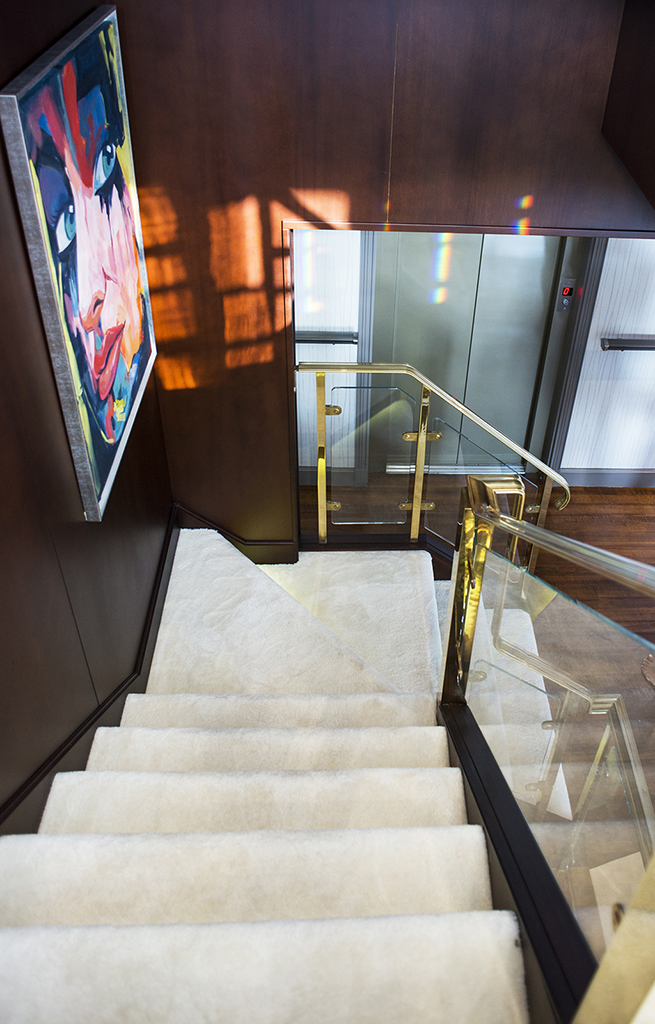 Stairwell To The Accommodation