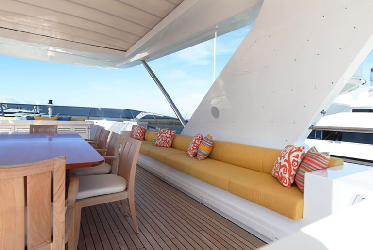 Sun Deck Al Fresco Dining Area And Seating Area ZAZOU