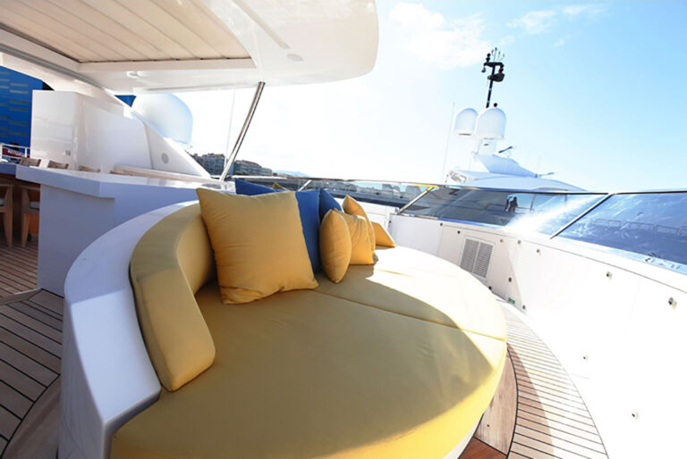 Sun Deck Forward Sofa Seating Area ZAZOU