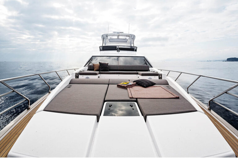 Sunbathing On Foredeck