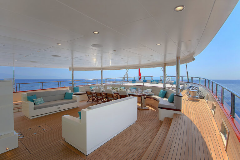 Upper Deck Dining And Seating Area