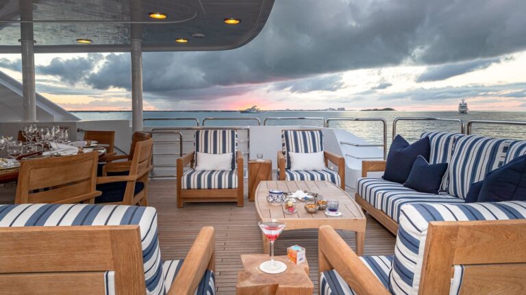 Upper Deck Dining And Seating Area