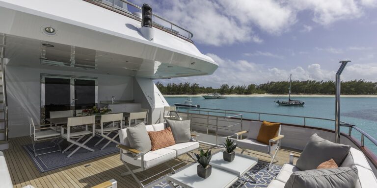 Upper Deck Exterior Dining And Seating Area