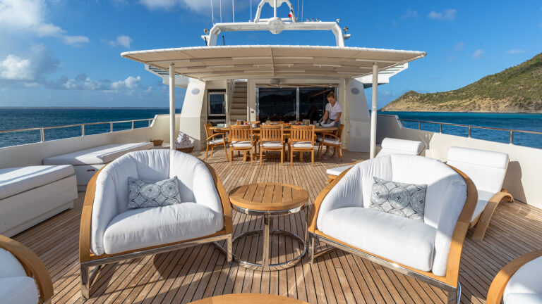 Upper Deck Seating And Dining Area Alfresco