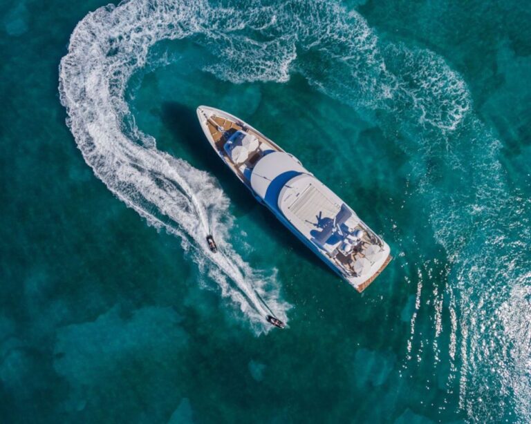 View From Top With Jetskis