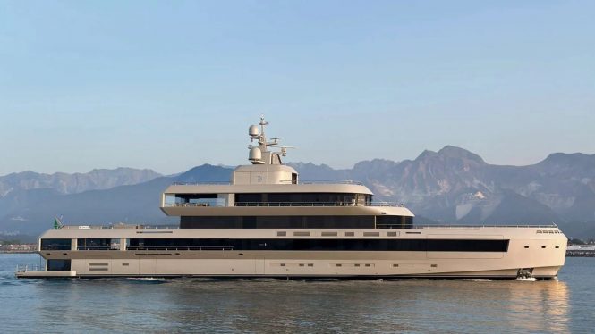 72m superyacht GECO (by G. Armani) joins the charter fleet