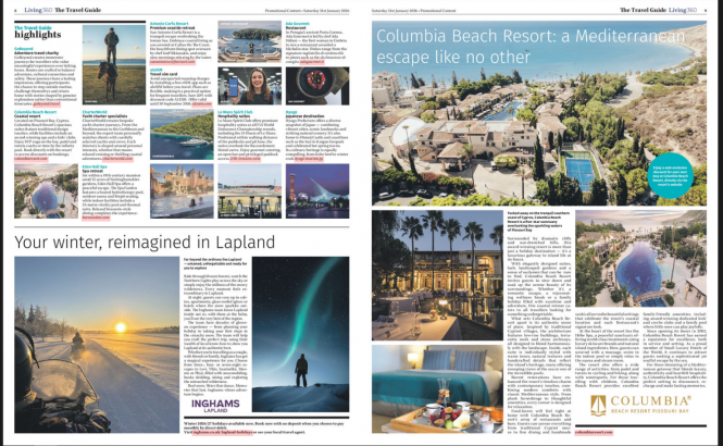 CharterWorld features in The Guardian Travel Guide