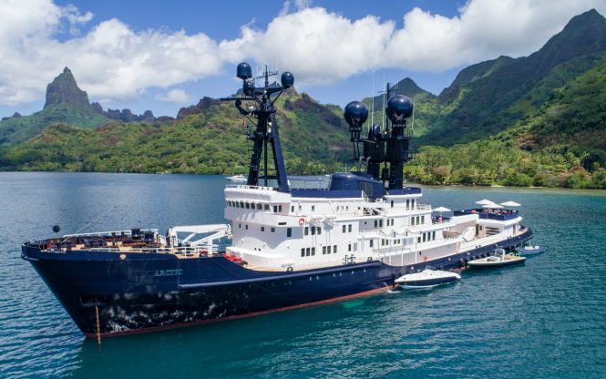 Explorer yacht ARCTIC: A remarkable luxury charter yacht with exceptional leadership