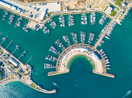 The Sukosan marina near Zadar, Croatia