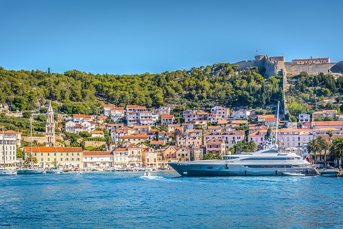 Hvar on Adriatic sea, Croatia, Europe
