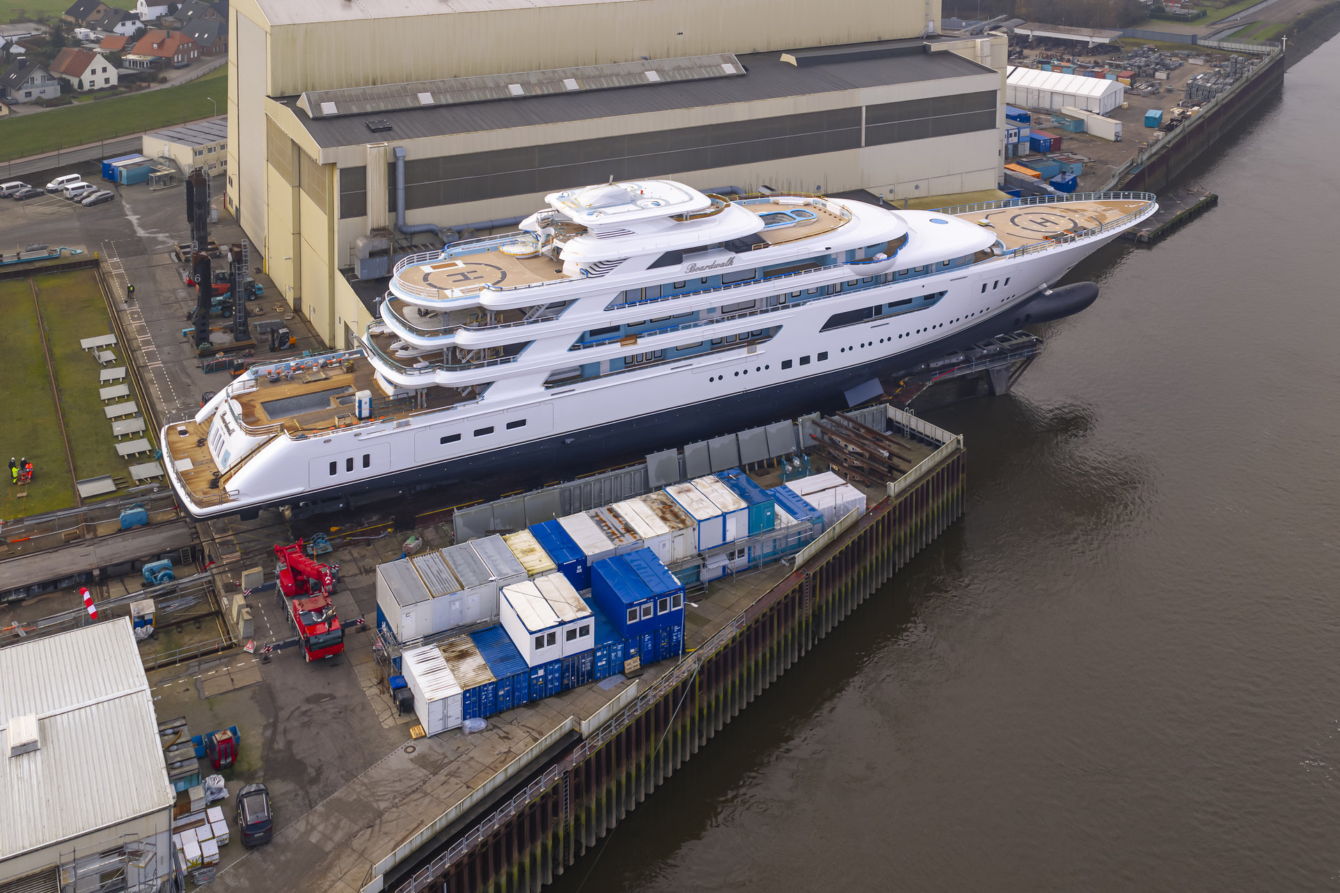 117m Superyacht BOARDWALK launches from Lürssen's shipyard — Yacht