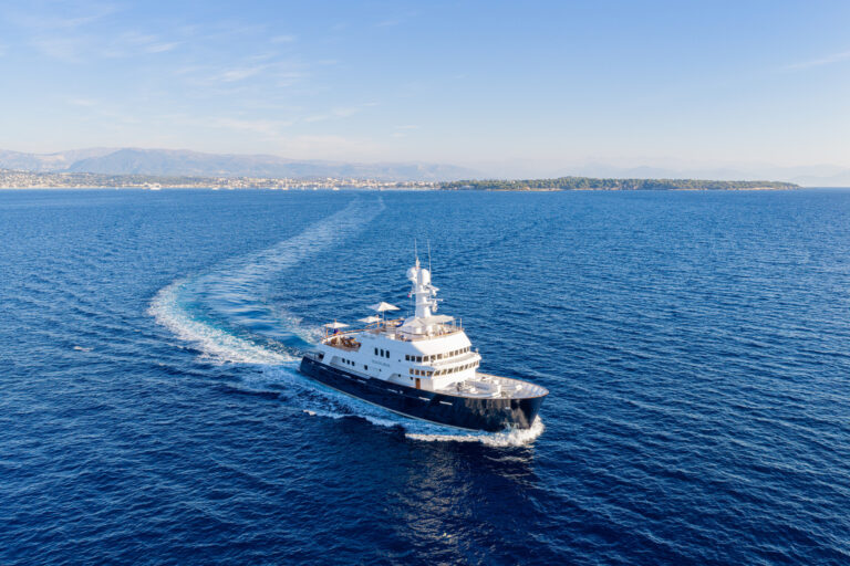 Yachts With At Anchor Stabilisers