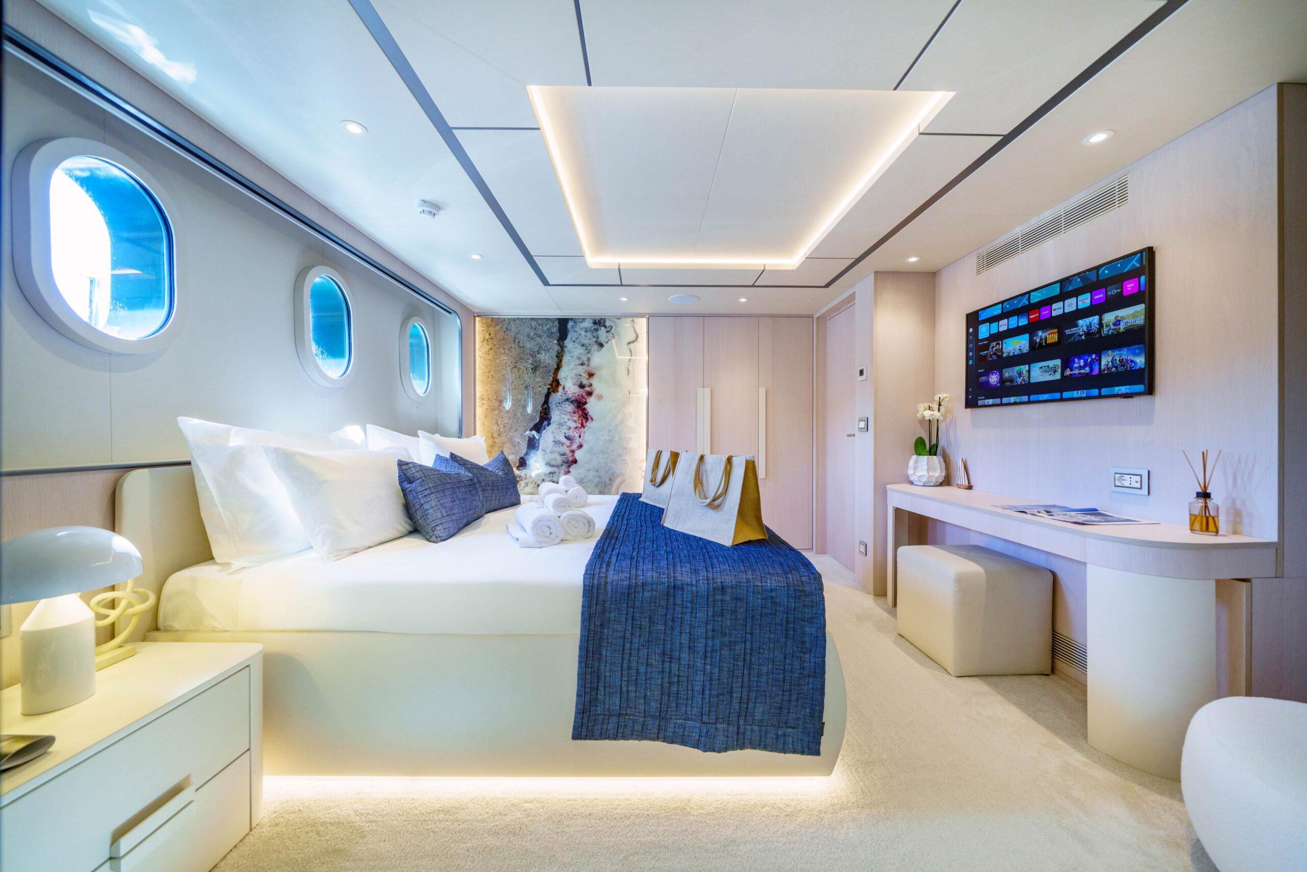 MAIA's stunning guest suites