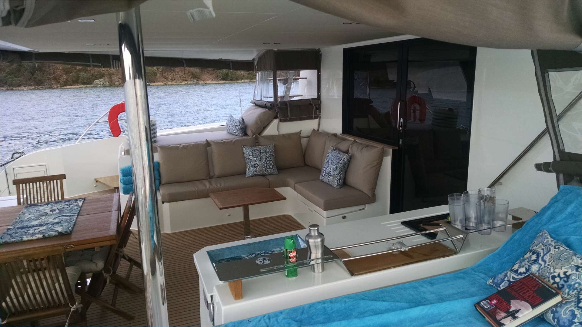 201 Sailing Catamaran PORT TO VINO  Cockpit.jpg