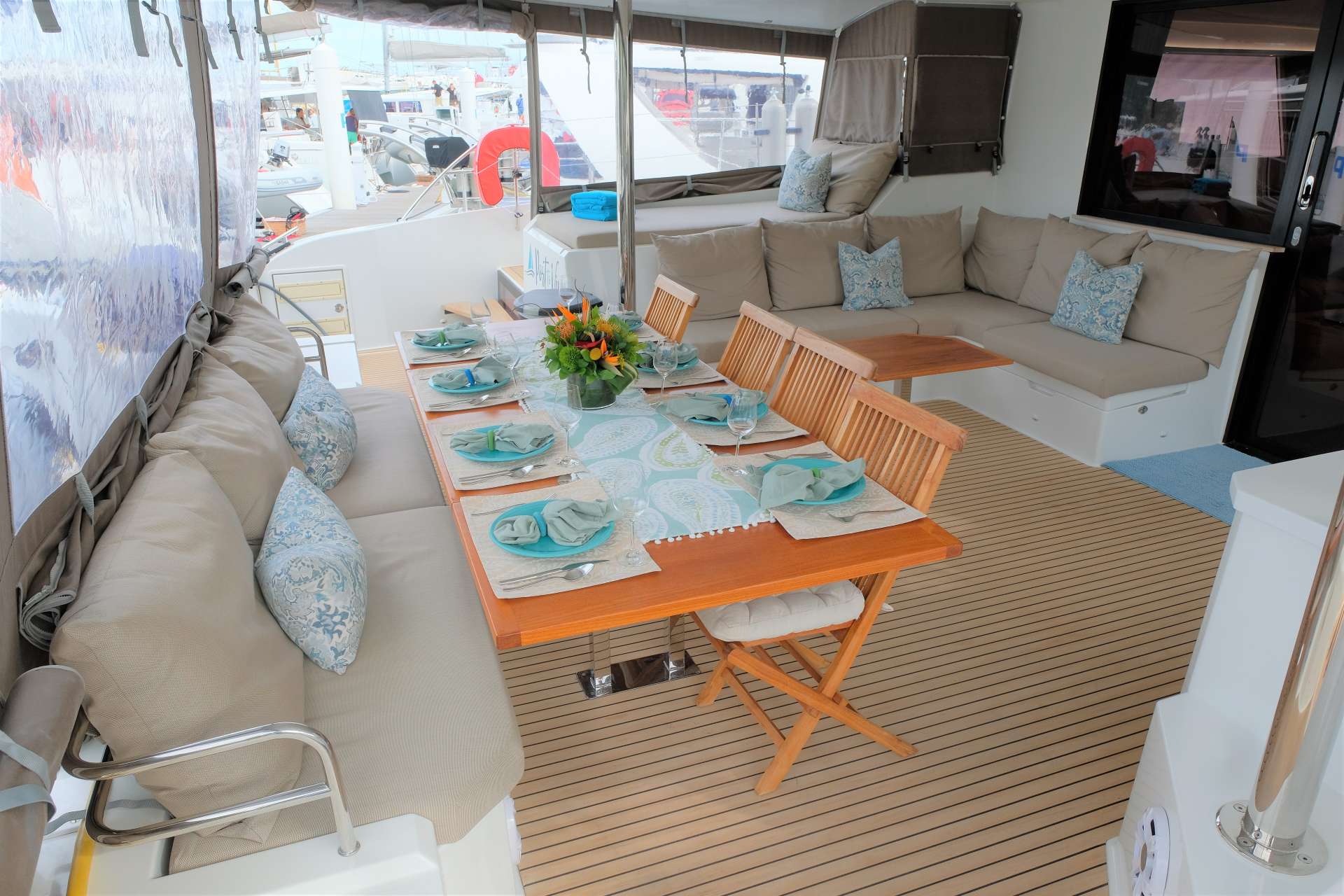 202 Sailing Catamaran PORT TO VINO  Cockpit.jpg