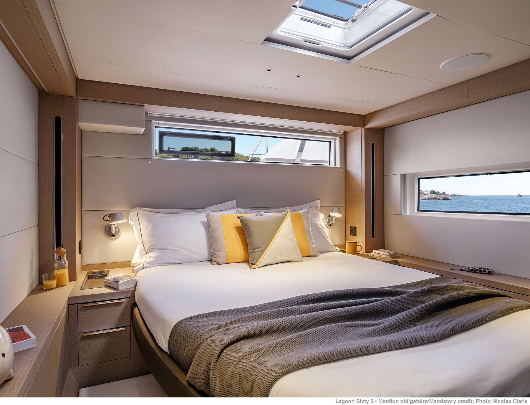 306 Sailing Catamaran AURA Port Aft Cabin.jpg