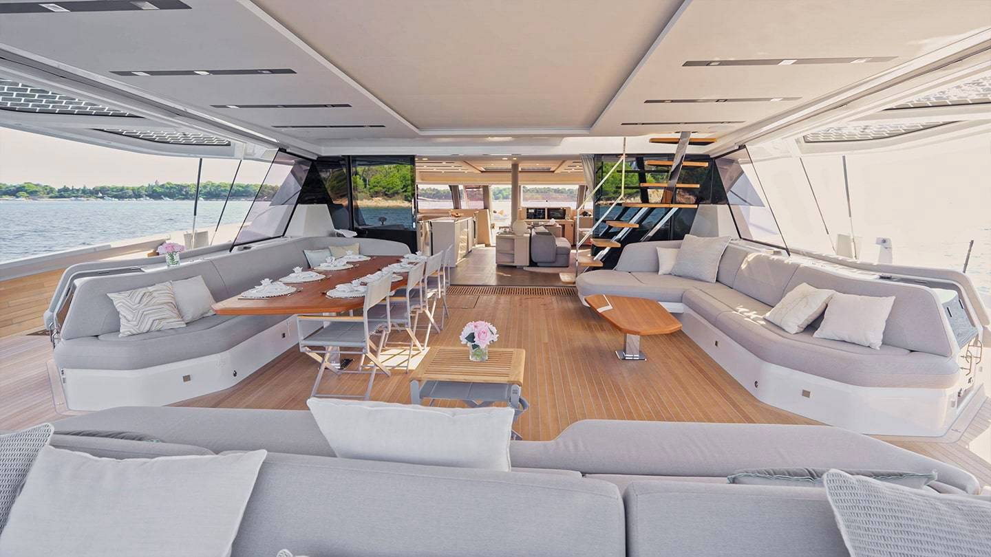 Fountaine Pajot 80 yacht - sistership to Christal Mio 80 - exterior area.jpg