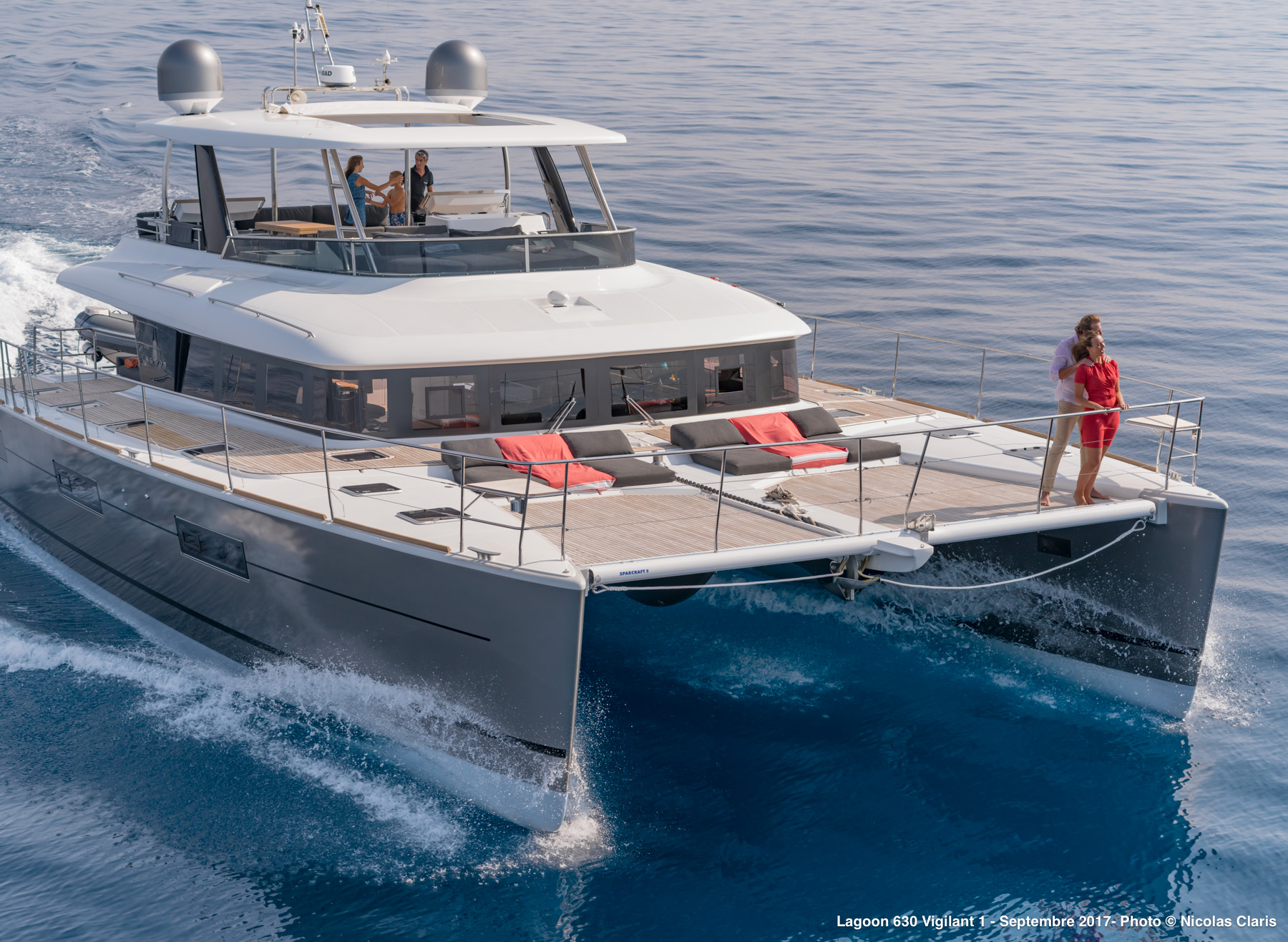 Lagoon catamaran VIGILANT 1 - Bow shot cruising.jpg