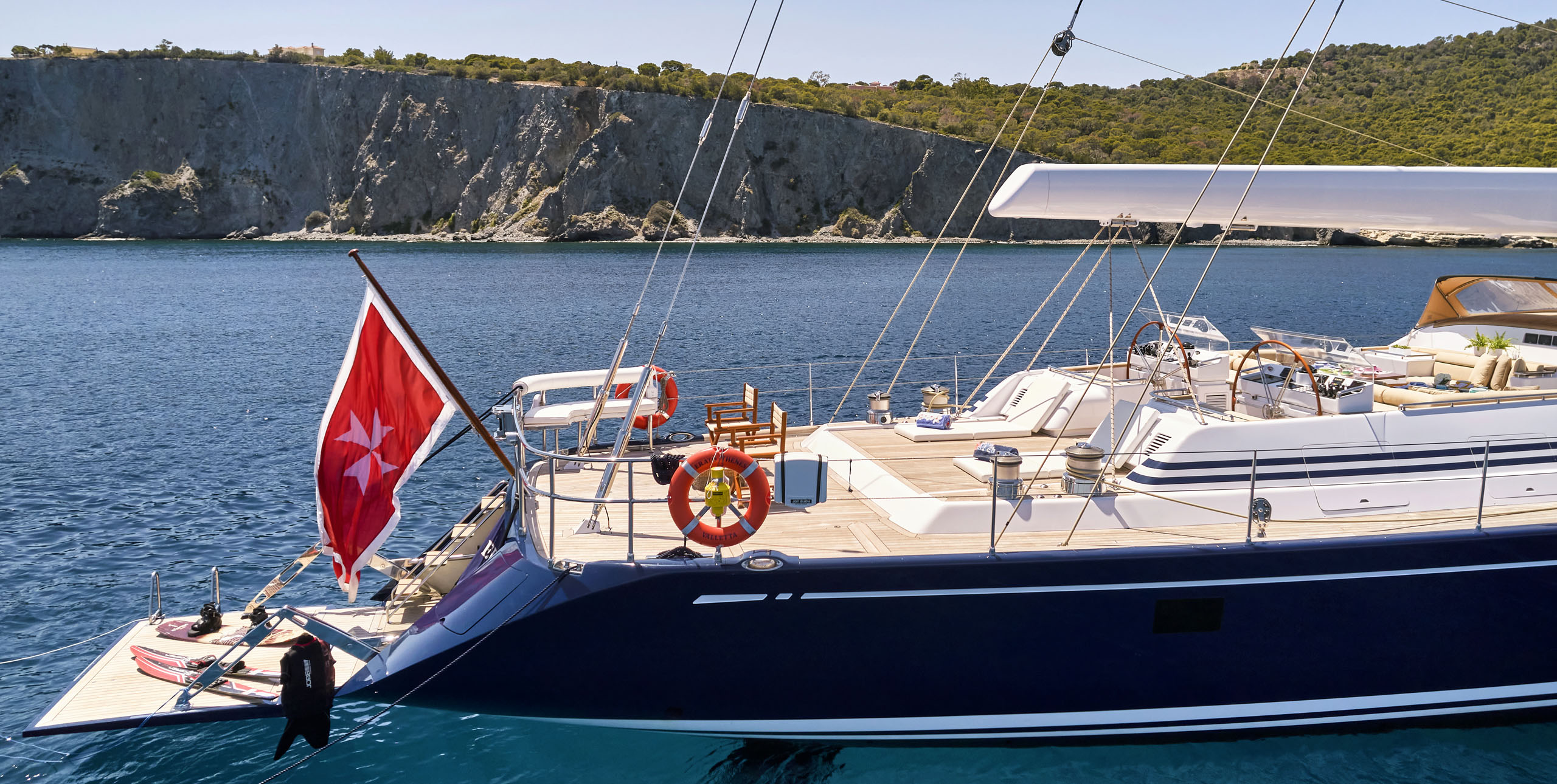aft of the yacht with swim platform.jpg