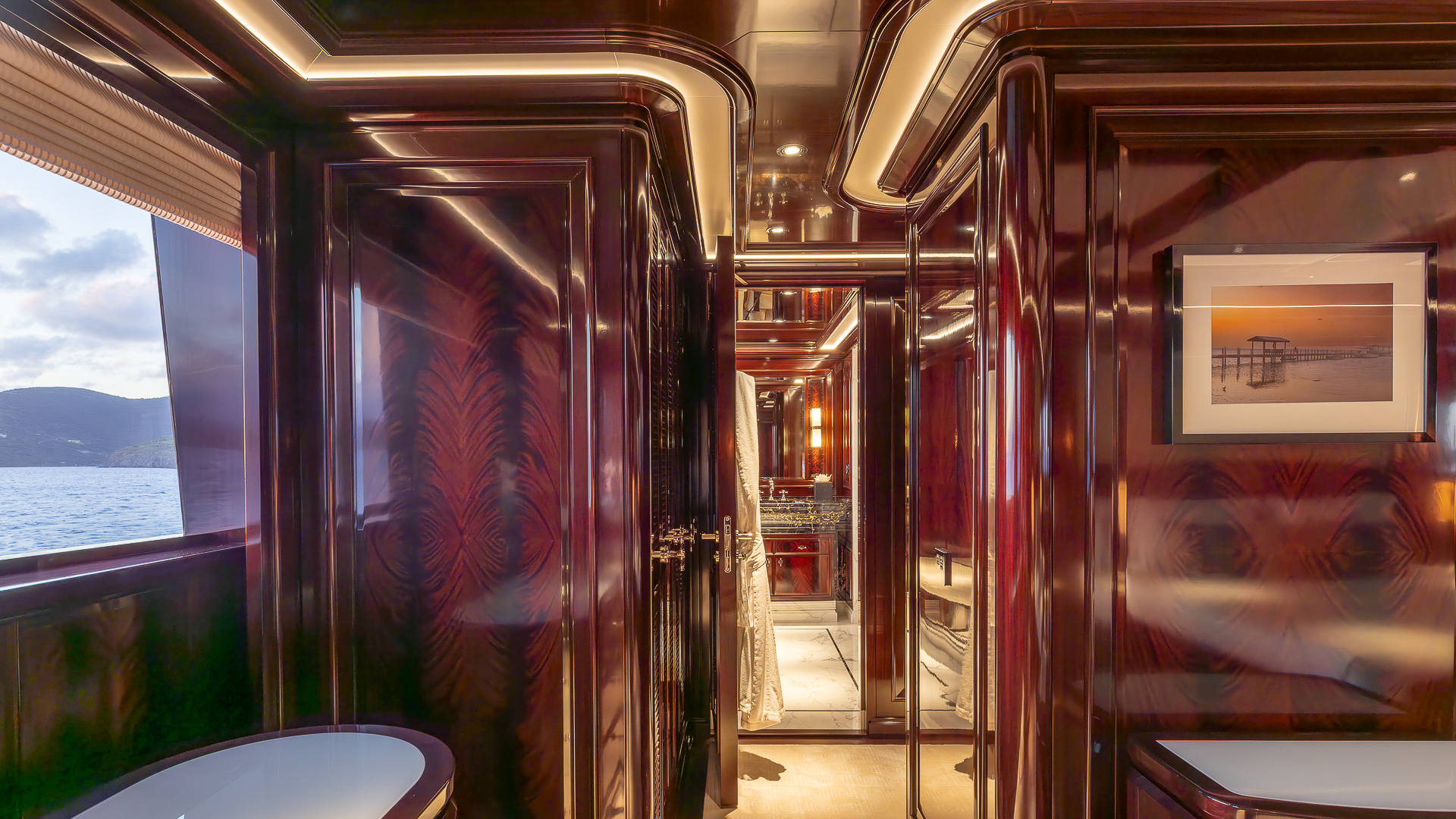 Rock It Master King Suite - walk through to ensuite bathroom credit Yachting Image.jpg