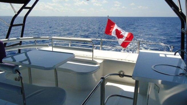 Catamaran MANZY -  Flybridge Looking aft.jpg