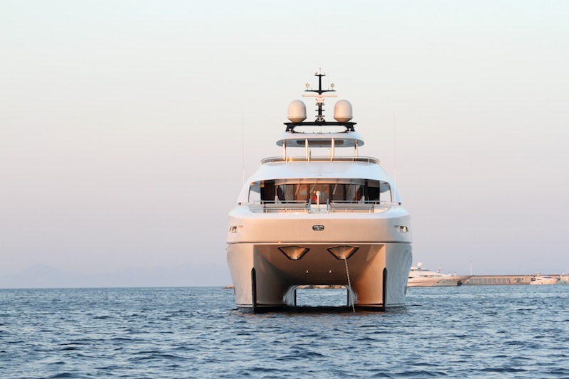 Curvelle Quaranta catamaran bow.jpeg