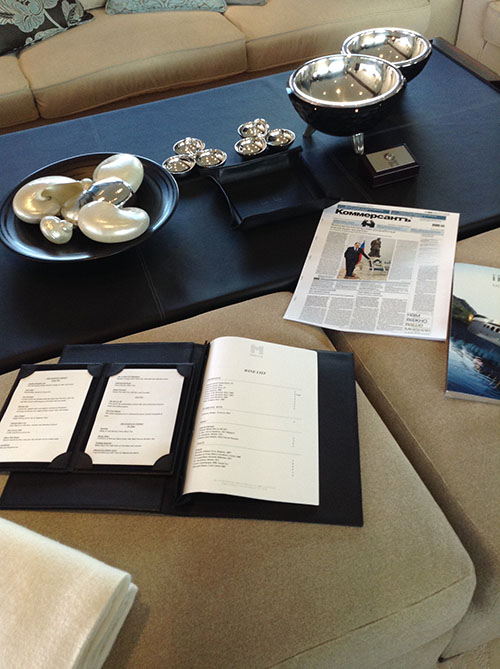 Luxury Charter Yacht MANIFIQ Tea and wine menus Interior by Luca Dini Design.jpg