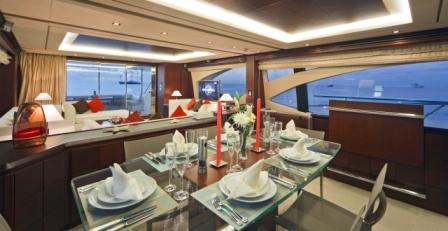 Motor yacht Andreika -  Formal Dining.jpg