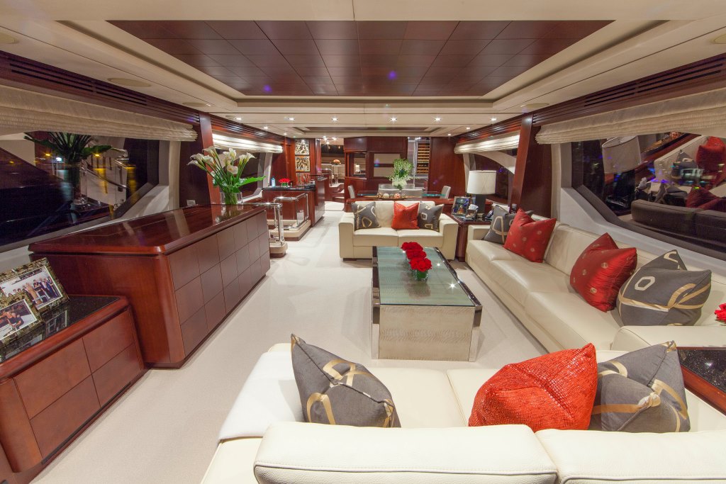Motor yacht SORRIDENTE - Salon view forward.jpg