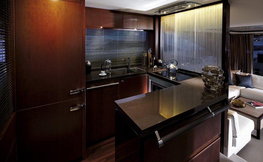 Princess 64 LADY M -  Galley Bar.jpg