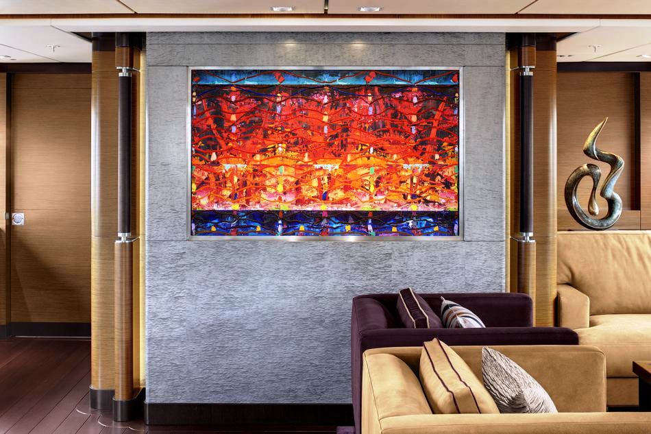 Sailing Yacht Kokomo III - Interior detail With Art - Saloon.jpg