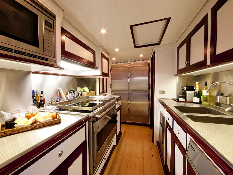 Sailing yacht Annagine - galley.jpg