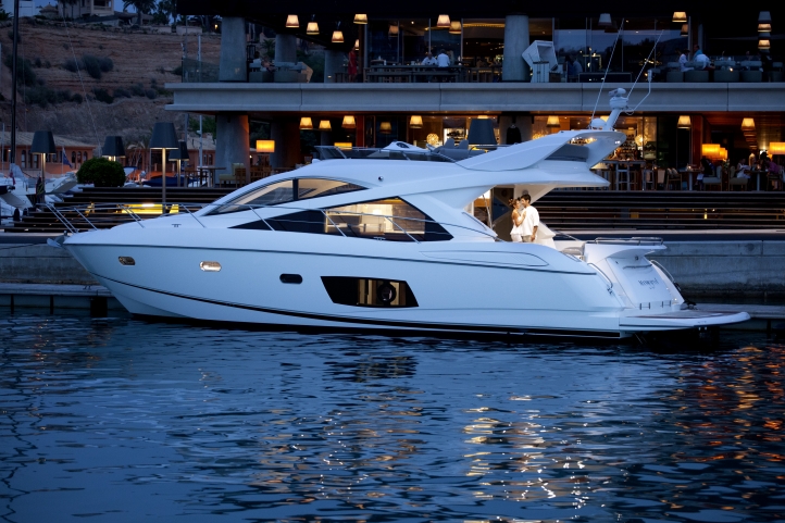 Sunseeker Yacht FAB 2 -  In Port at Night.jpg