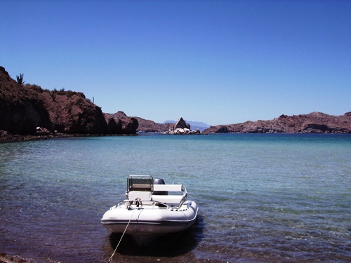 Yacht BESAME -  Tender in the Bay.jpg